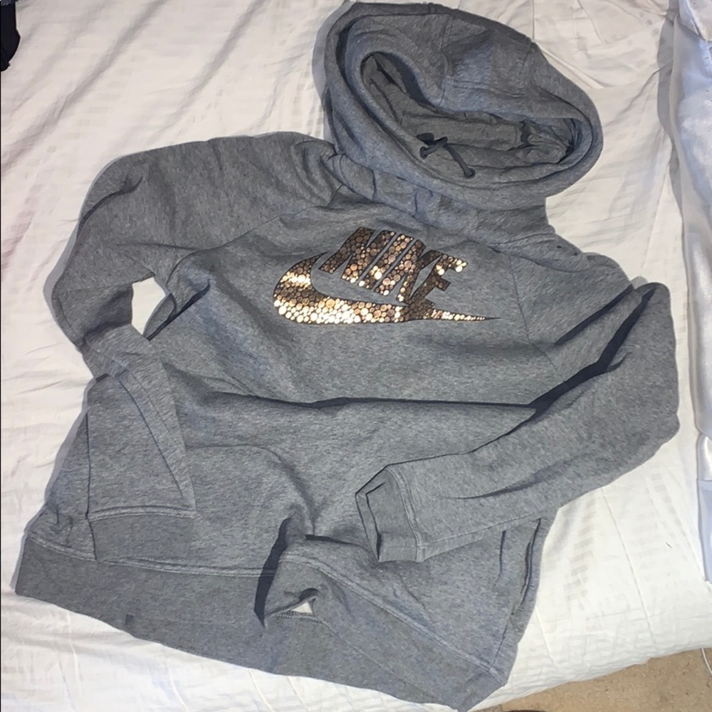 NIKE turtleneck hoodie